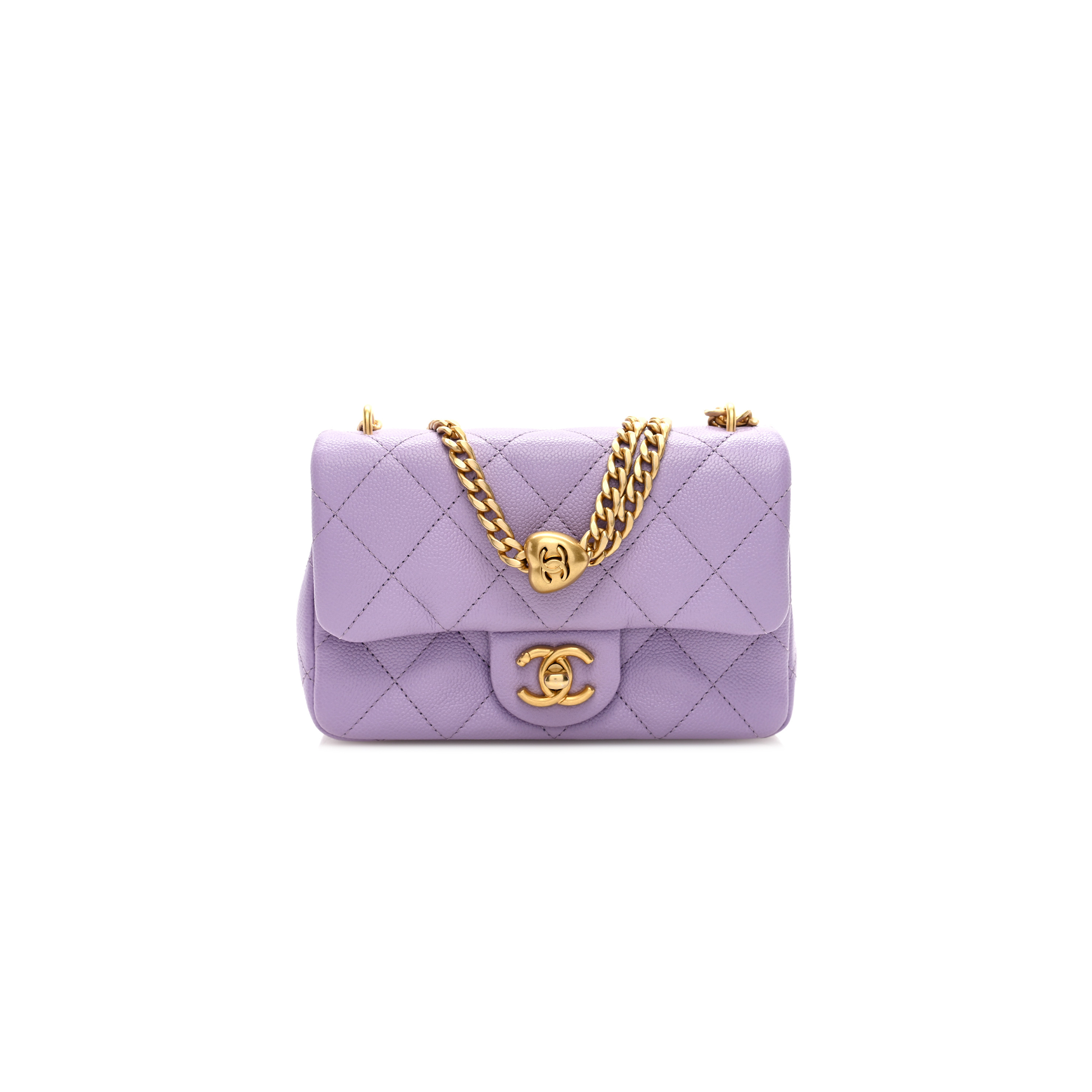 CHANEL MASTER CAVIAR QUILTED MINI SWEETHEART FLAP AS3829 (19*13*5cm)